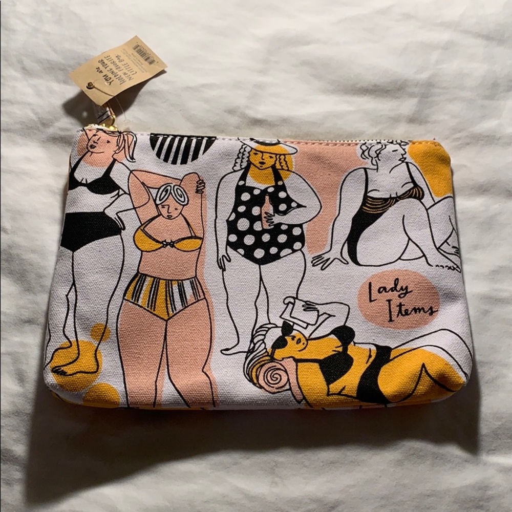 Emily McDowell studio zippered pouch